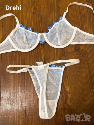 Дамски комплект сутиен и прашки размер М , снимка 2 - Бельо - 54132508