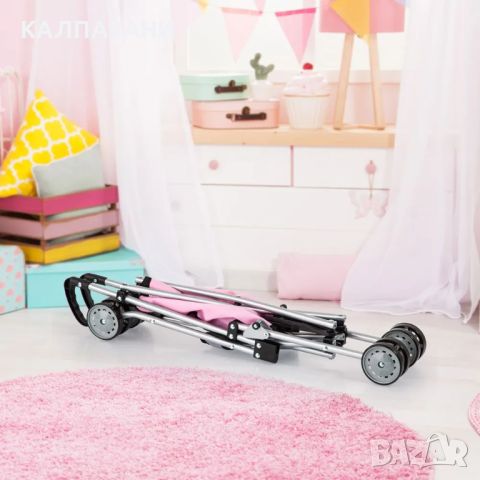 BAYER Количка за кукли BUGGY BAYER Количка за кукли BUGGY сгъваема Розова Фея 27x51x55см. 30108AA, снимка 5 - Кукли - 45667839