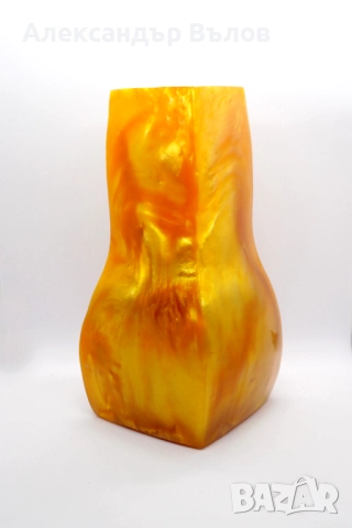 Стара Ваза Каталин Български Тежка , снимка 3 - Антикварни и старинни предмети - 51797442