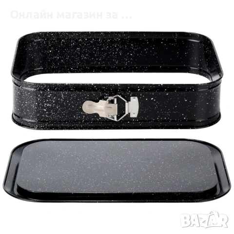  Правоъгълна форма за торта, пай, кекс и др. сладкиши, тефлоново покритие, падащо дъно 279071, снимка 4 - Съдове за готвене - 53232109