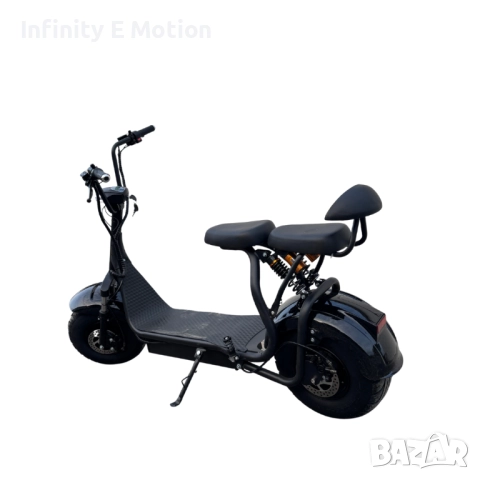 Електрически скутер Harley, 1500W (Черен), снимка 2 - Мотоциклети и мототехника - 52042135