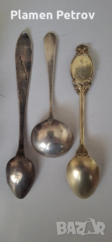 Сребърни рогатки и Сребърни лъжички , снимка 7 - Колекции - 28403331