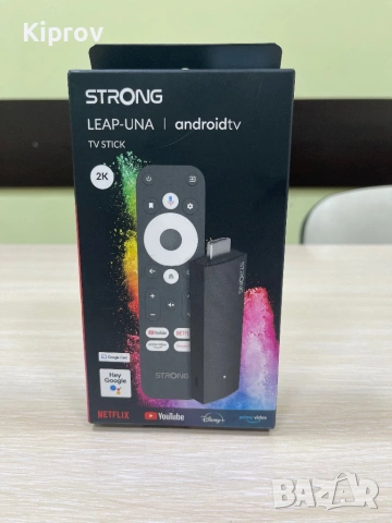 📺 STRONG LEAP-UNA Android TV Stick 2K – Smart TV с Android