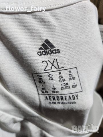 Adidas дамска тениска, размер 2хл , снимка 3 - Тениски - 45917658