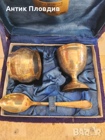 Винтидж комплект за кръщене от Links of Lincoln, снимка 4 - Други - 50780235