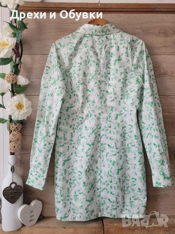 Рокля тип риза 100% памучна материя JUST , снимка 3 - Рокли - 51498455