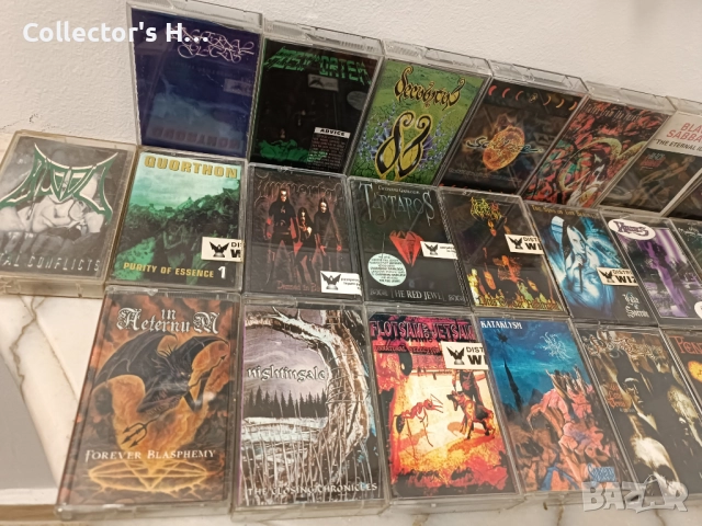 25 аудио касети-19 Wizard, 6 пиратки.Обща цена 130 лв. Immortal Coroner Flotsam and Jetsam Cathedral, снимка 3 - Аудио касети - 52893619