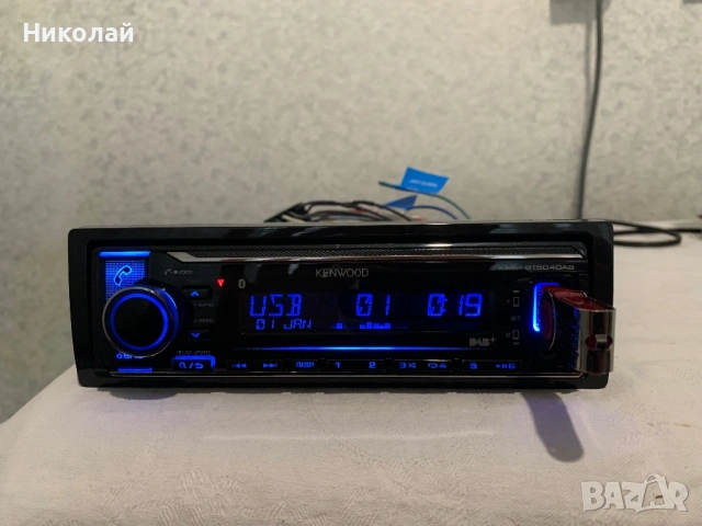 Авто радио Kenwood Bluetooth , снимка 2 - Аксесоари и консумативи - 53465895