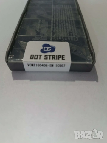 Комплект от 10 броя стругарски пластини Dot Stripe VCMT 160408-SM, снимка 2 - Стругове - 54245411