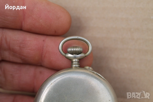 Джобен швейцарски часовник с порцеланов циферблат, снимка 7 - Мъжки - 54149989