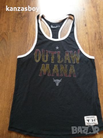 Under Armour Men's Project Rock Outlaw Tank - мъжки фитнес потник , снимка 8 - Тениски - 45425116