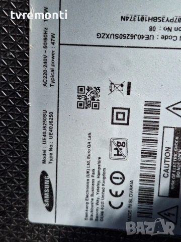 Main board BN94-10726F BN41-02353B за 40-инчов телевизор SAMSUNG UE40J6250SU с дисплей CY-GH040CSLVF, снимка 5 - Части и Платки - 51364371