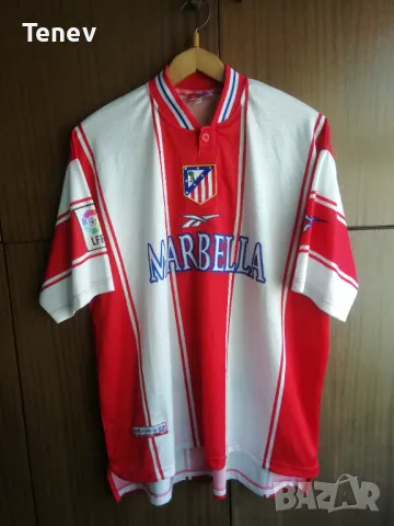 Atletico Madrid Reebok 1999/2000 оригинална тениска фланелка Атлетико Мадрид 2XL XXL Vintage , снимка 1 - Тениски - 49273032