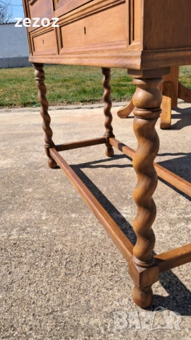 Шкаф ретро масив №117, снимка 6 - Секции и витрини - 53957681