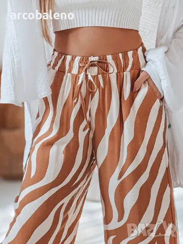 Дамски панталон с широки райета ZEBRAVIBE, 3цвята , снимка 9 - Панталони - 49970404