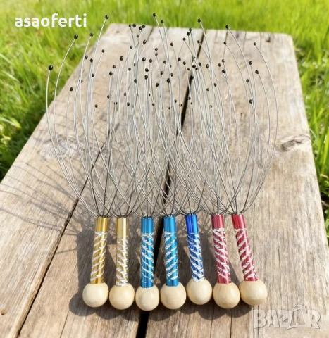 Релаксиращ Масажор за Глава (Скалп) – Облекчава Стреса и Главоболието, снимка 11 - Масажори - 52551447