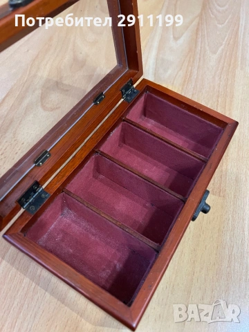 Дървена кутия за часовници, снимка 2 - Други - 53848240