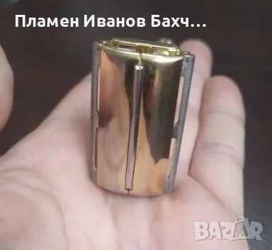 Продавам самобръсначка за класическо бръснене Gillette Aristocrat adjustable 22 carat Gold plated , снимка 3 - Мъжка козметика - 46868705