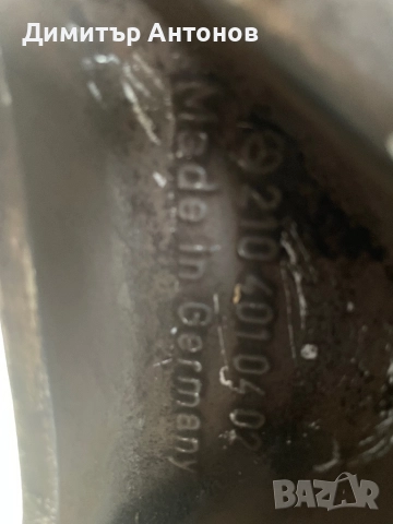 Оригинални алум.джанти 16 цола за Мерцедес w210.В комплект с оригинални болтове., снимка 2 - Гуми и джанти - 52711299