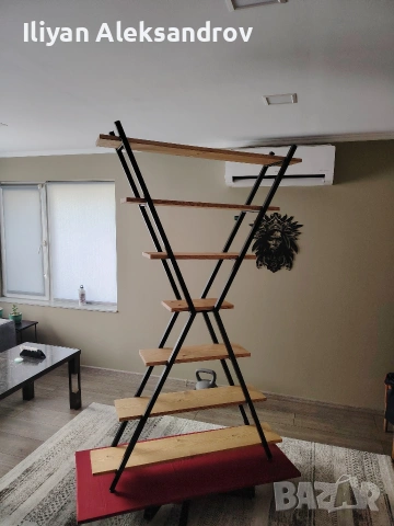 Х-образна етажерка, снимка 4 - Етажерки - 53685599