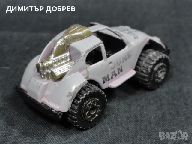 СТАРА РЕТРО МЕТАЛНА КОЛИЧКА MATCHBOX BULGARIA VW DUNE MAN SAND DIGGER, снимка 4 - Колекции - 52477046
