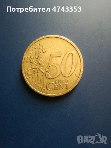 50 cent 2001, снимка 2 - Нумизматика и бонистика - 53679414