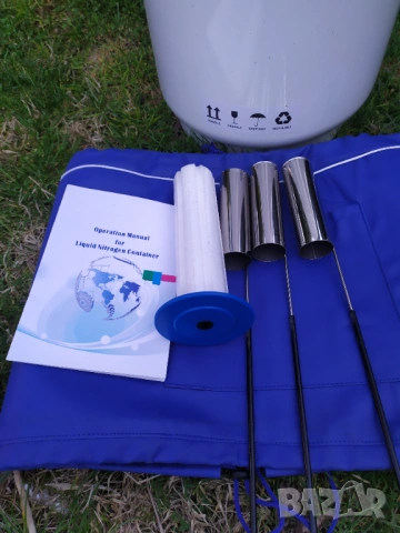 Дюаров съд - контейнер за течен азот YDS-6 , снимка 4 - Лаборатория - 53828553