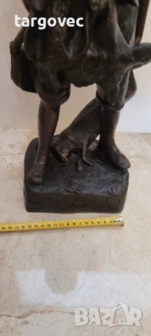 фигура статуя статуетка малкия ловец 2, снимка 3 - Антикварни и старинни предмети - 50963977