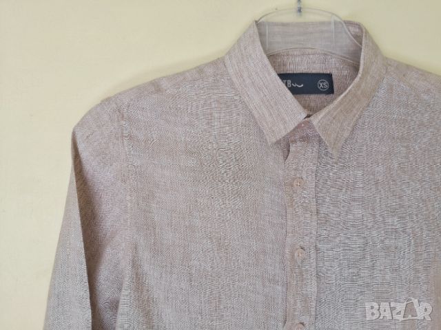 LTB 1948 Summer Shirt Long Sleeve / XS* / мъжка ленено памучна лятна риза / състояние: ново, снимка 9 - Тениски - 45189874