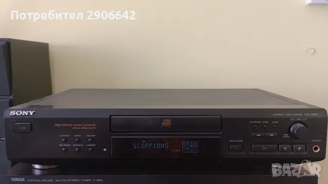 CD Player SONY CDP-XE520, снимка 2 - Аудиосистеми - 49246603