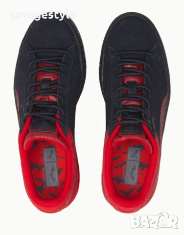 Унисекс сникърси PUMA x Batman Suede Classic Shoes Black/Red W, снимка 4 - Маратонки - 46019757