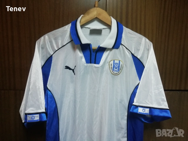 Израел оригинална ретро футболна тениска фланелка екип Puma Israel 1998-1999 away , снимка 4 - Тениски - 53067840