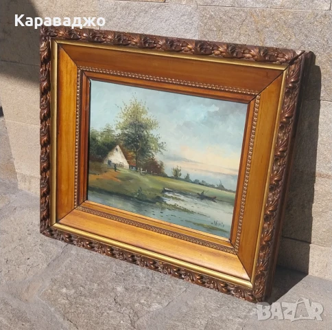 Антична Картина, снимка 2 - Картини - 51198319