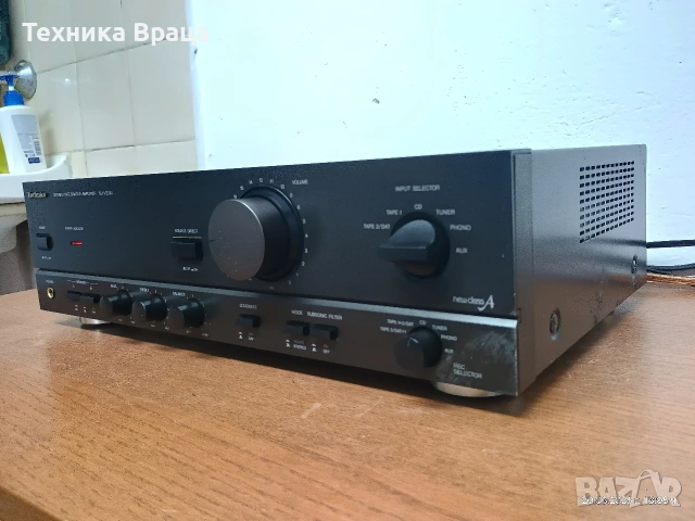 Technics SU-VZ 320. Tранзисторен интегриран стерео усилвател. Отличен! Изпращам видео. , снимка 10 - Ресийвъри, усилватели, смесителни пултове - 53912596