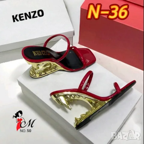 дамски обувки на ток kenzo , снимка 1 - Дамски обувки на ток - 48329791