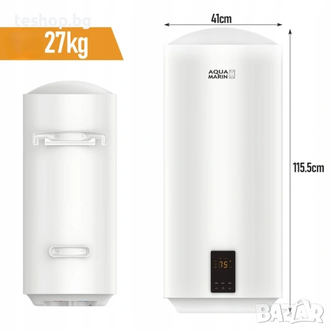 Бойлер Smart AQUAMARIN модел ЕCО 100 литра немско производство, снимка 9 - Бойлери - 53742149