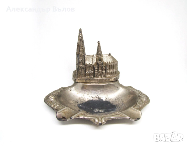 Стар Пепелник Кьолнска Катедрала Кьолн Германия Сувенир Метален