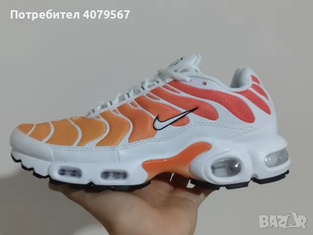 Nike Air TN Оранжеви Мъжки Обувки Спортни, снимка 6 - Маратонки - 47232334