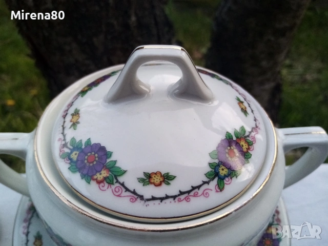 Винтидж сервиз за чай - Чехословакия, снимка 6 - Сервизи - 54160631