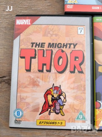 Marvel Animated Марвел Анимации DVD филми Spider-Man, Avengers Thor Captain America, снимка 6 - DVD филми - 45698837
