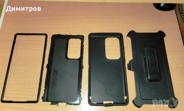 Оригинален удароустойчив каучуков  калъф Otterbox за Samsung S25 ULTRA черен, снимка 2 - Калъфи, кейсове - 49935182