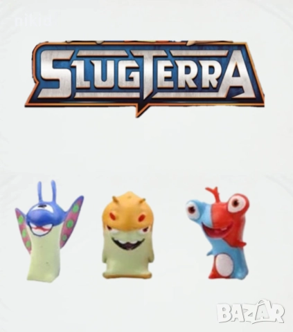 3 бр фигурки на Slugterra Слъгтера фигурка играчка за игра и украса торта топер