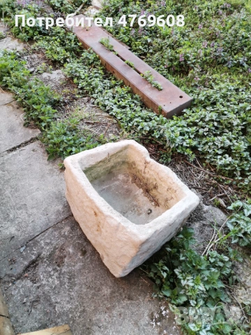 Каменно корито, снимка 2 - Градински мебели, декорация  - 54265326
