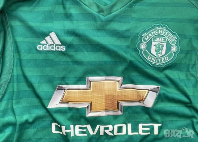 Оригинална вратаркска тениска  adidas Manchester United / De Gea  , снимка 4 - Футбол - 37972247