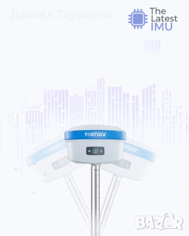 GNSS приемник T50 на TOKNAV - RTK приемник с лазерно измерване до 100м, снимка 6 - Други инструменти - 49686039