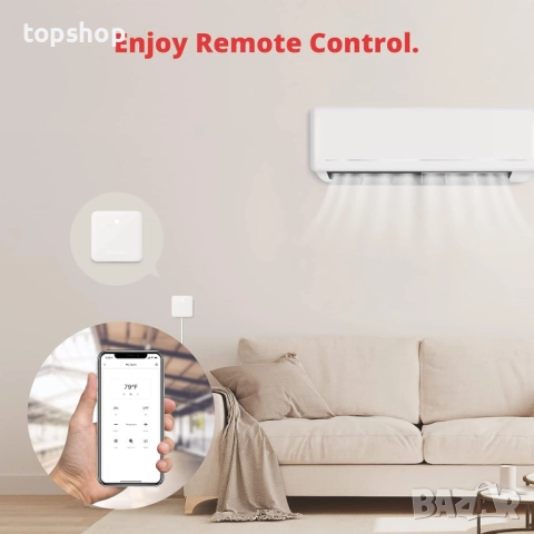 Нов SwitchBot Hub Mini - Интелигентен Хъб за Управление на Смарт и Инфрачервени Уреди  SwitchBot Hub, снимка 5 - Друга електроника - 52668866