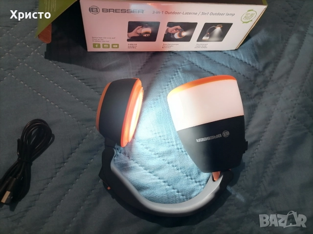 Фенер за къмпинг Bresser 3 в 1, снимка 4 - Къмпинг осветление - 52396563