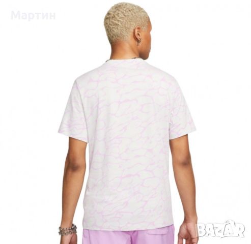 Мъжка тениска Nike M Nsw Tee Beach Party Aop Photon Dust - размер XS, снимка 3 - Тениски - 46754382