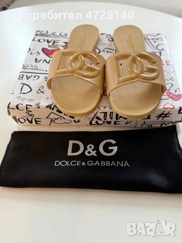 Дамски джапанки Dolce Gabbana , снимка 6 - Маратонки - 53742080