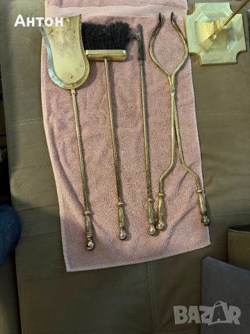 Масивни прибори за камина., снимка 7 - Антикварни и старинни предмети - 53971540